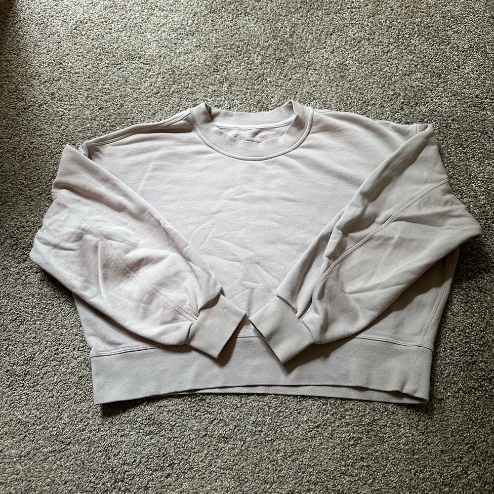 Lululemon Cropped Crewneck
